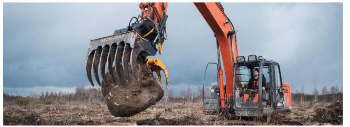 Grappin multifonction  pour les travaux forestiers_1