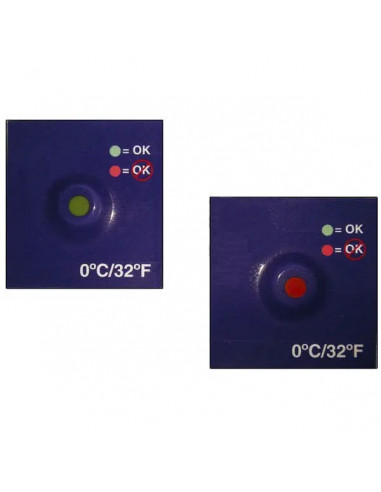 Indicateur de gel - Freezecheck Plus - version 0°C, paquet de 100, précis et simple à interpréter_1