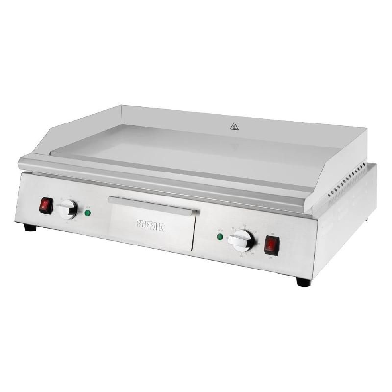 Plancha électrique en chrome double zone L 790 mm - Buffalo - JE876_1