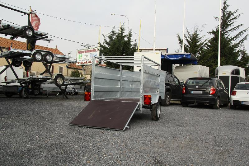Remorque moutonnière à 1 essieu sans frein de 750 kg pour le transport des ovins et caprins - lider - granada 32530_1