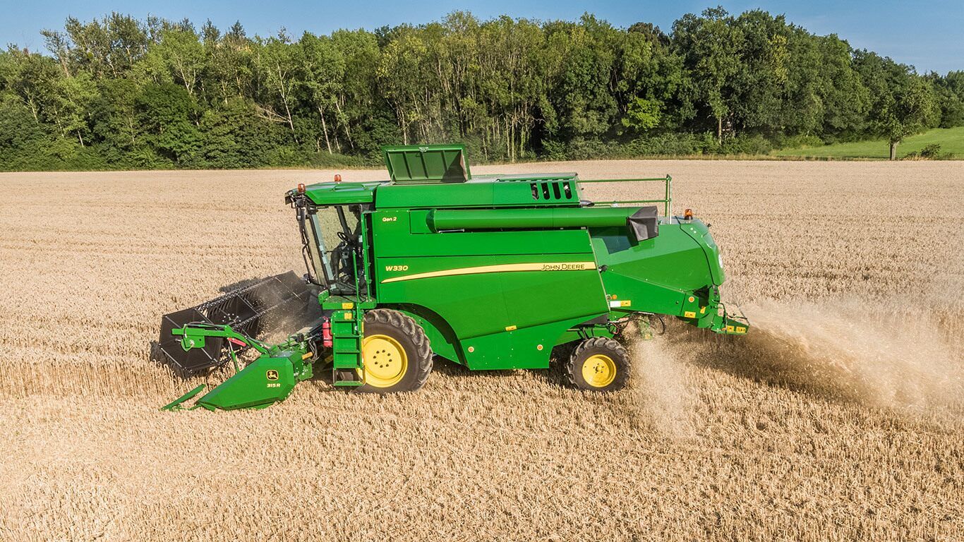 Machine agricole W330 PTC avec pré-batteur performant