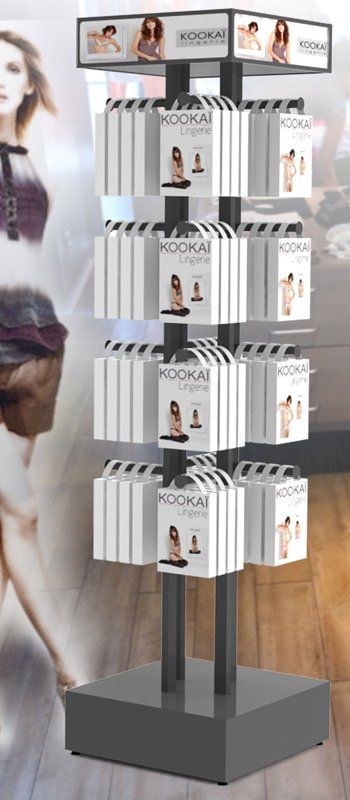 Colonne de présentation - meuble présentoir vertical - plv et ilv - Seiller_1