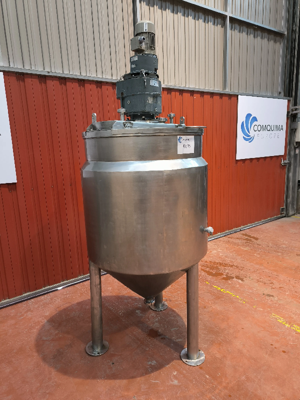 Cuve verticale en acier inoxydable 460 litres avec isolation thermique - référence : c13693_1