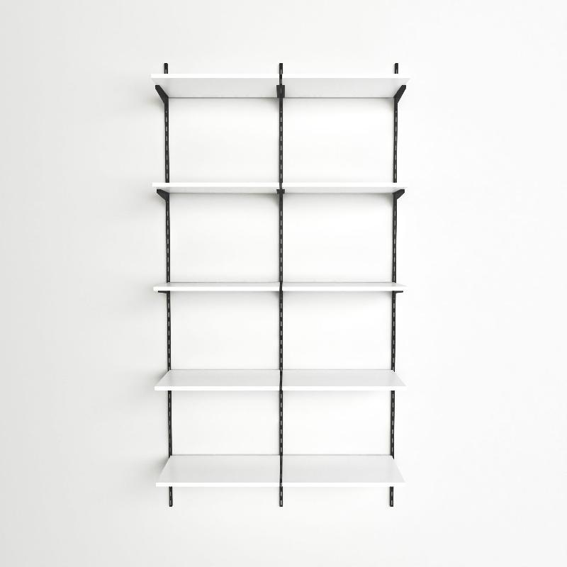 Élément suivant Cremablack 5 tablettes blanc L60xH240cm_1