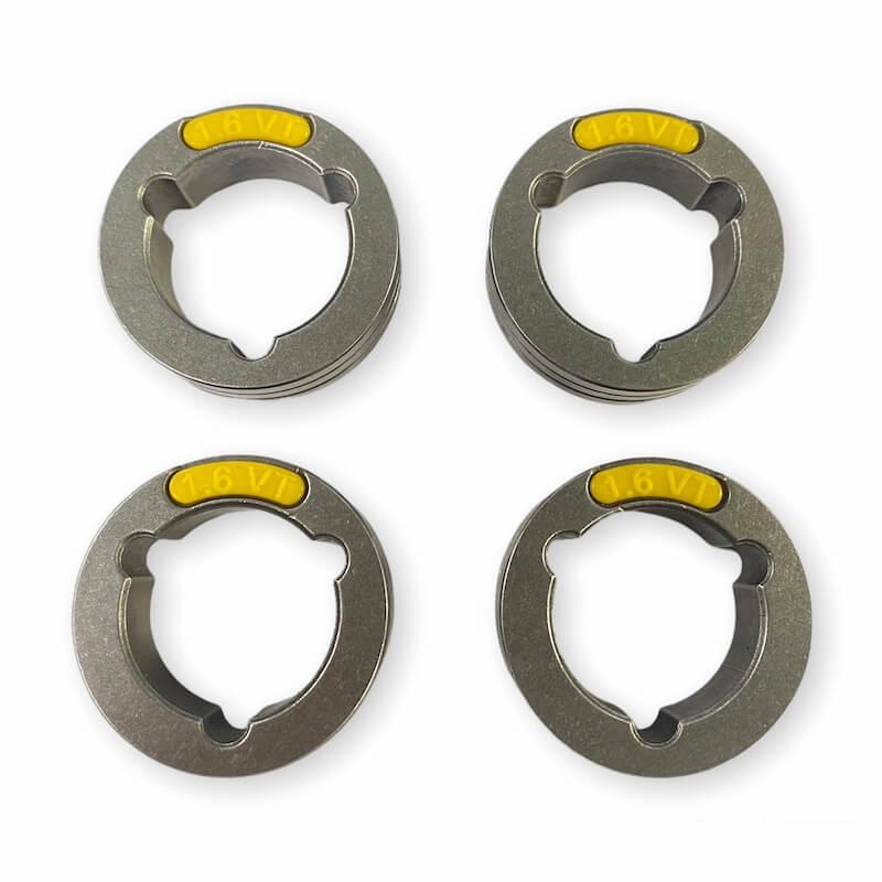 Kit 4 galets Ø1,2/1,6 ACIER/INOX pour Powertec i et Dévidoir Lincoln_1