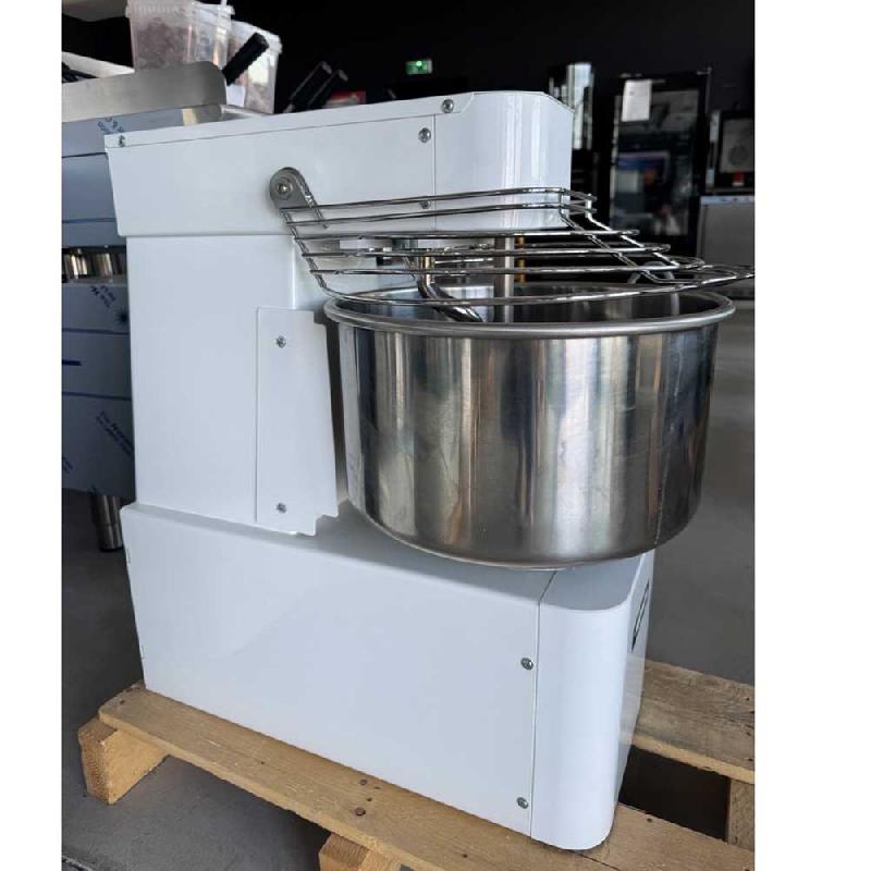 Pétrin à spirale professionnel 20L - Tête et cuve fixe | Prismafood Reconditionné_1