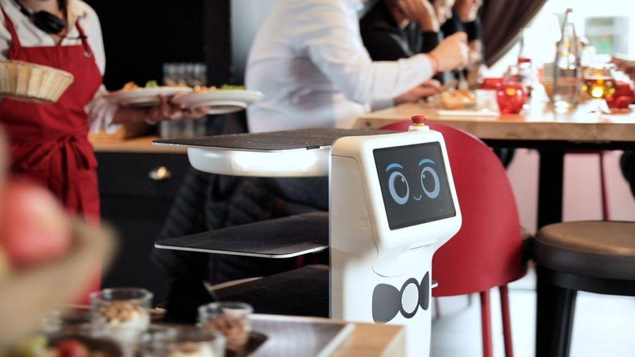Robot serveur Plato pour restaurants et hôtellerie - fabriqué en France - autonome et intelligent_1