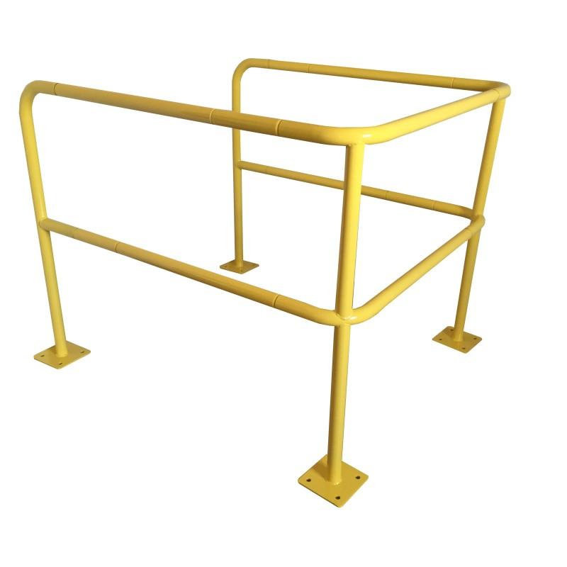 Barrière modulaire en acier - extension longueur 200mm - mâle/femelle - Sas acier 1.5 X 1.5M - Tube d.40mm_1