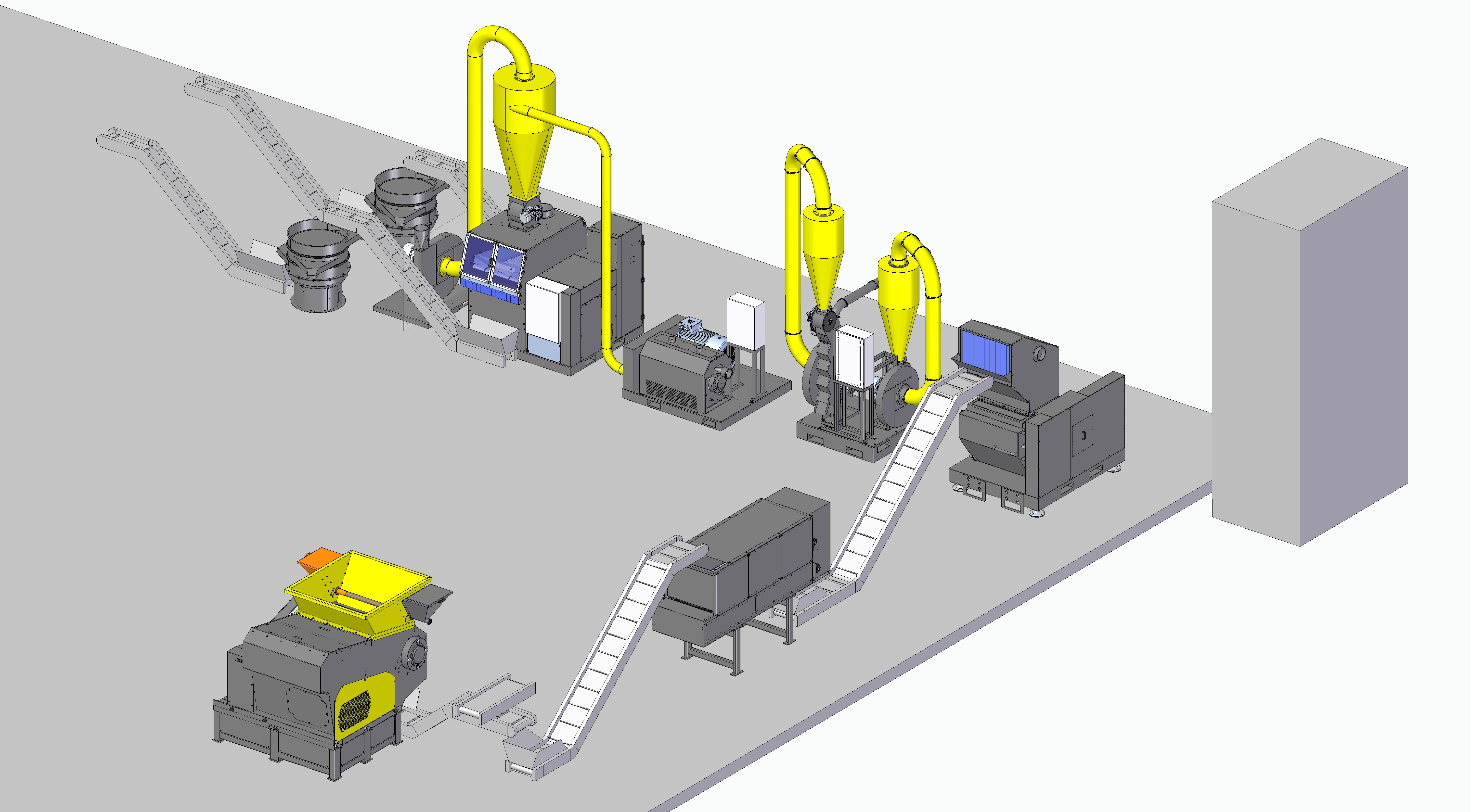 Broyeur granulateur à câbles série m_1