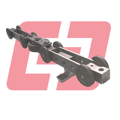 Chaîne polyplan pour abattoir et convoyeur aérien au pas de 203_1