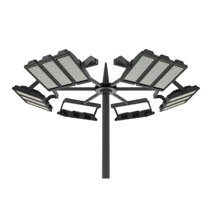 Éclairage sportif LED carré à haut mât puissant - Puissance 280W, 560W, 840W - ZGSM_1