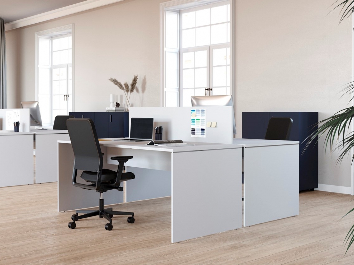 Bureau bench classique et élégant - NEW PANO - Mobilier durable et modulable avec finitions modernes_1