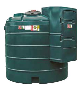 Citerne de stockage extérieur en PEHD pour gazole 2500 L - Réf 685 600.251 - Double paroi, traitement anti-UV, équipée d'accessoires complets_1