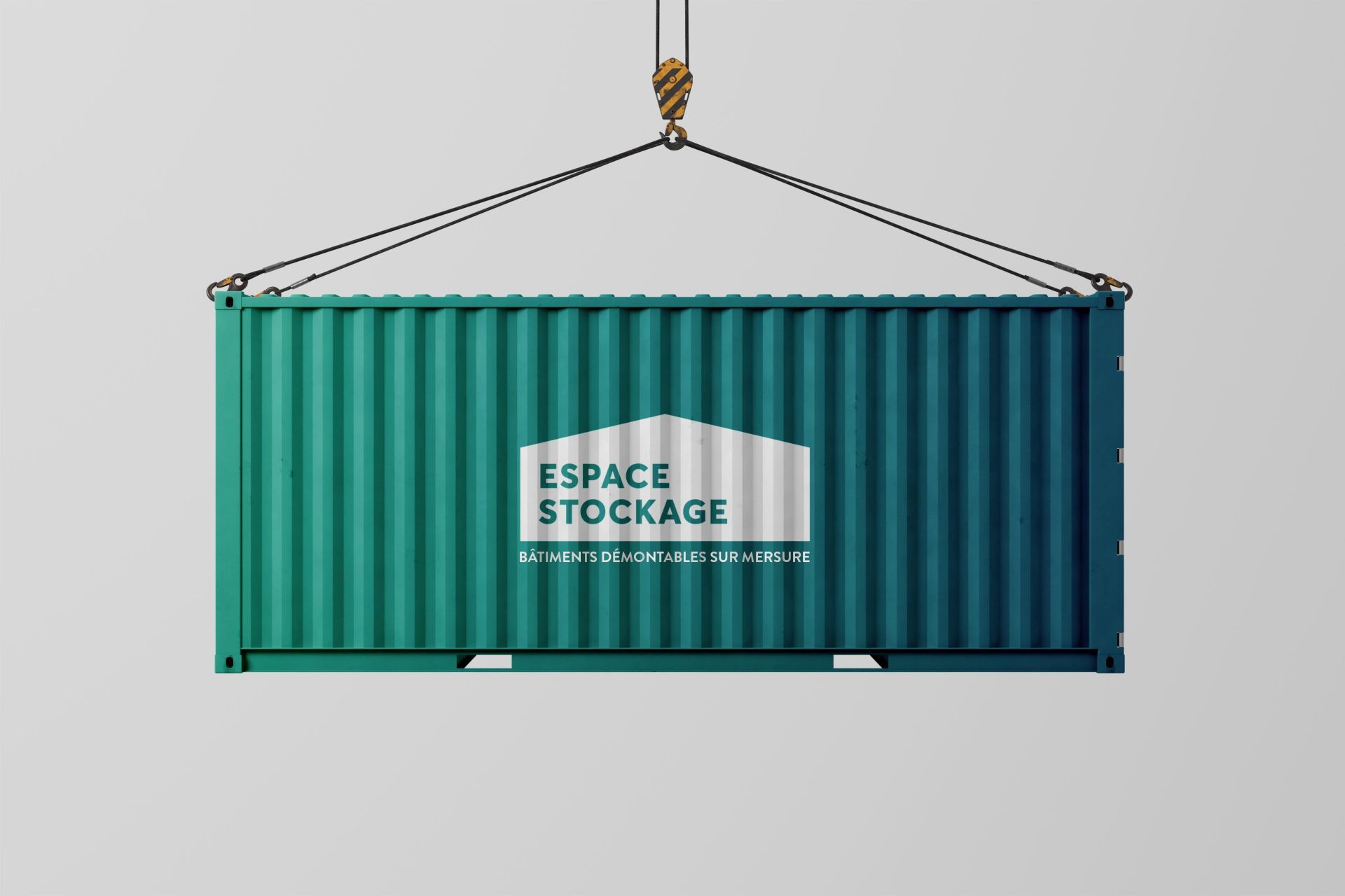 Conteneur de stockage superposable en acier galvanisé et panneaux sandwich -  Taille 10, 20 et 40 pieds_1