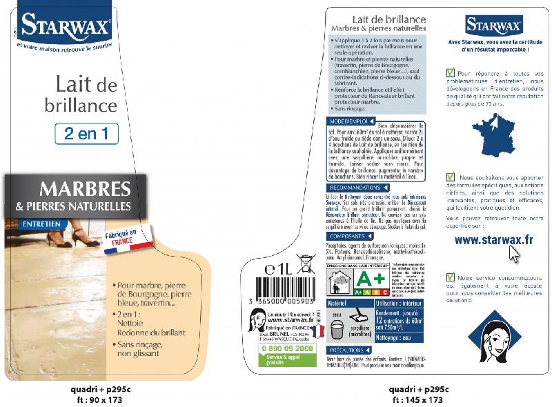 Entretien brillant marbre STARWAX 1 l_1