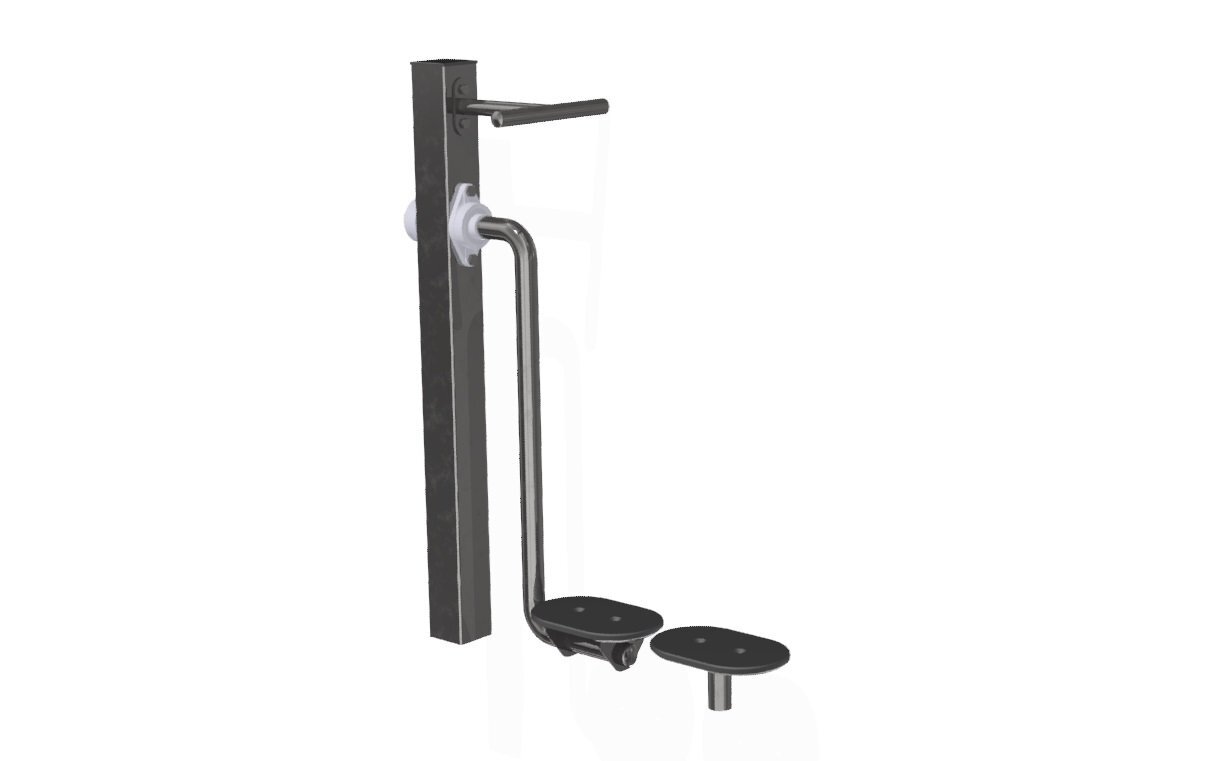 Station abducteurs/adducteurs en acier inoxydable - Référence SAX - construction solide pour espaces sportifs extérieurs_1