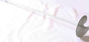 Ancre galvanisée robuste - 1 m, 1200g, 14 cm, tige 1 cm - Référence 881101_1