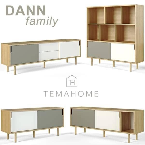 Buffets DANN - portes coulissantes, avec ou sans tiroirs - design fonctionnel et intemporel_1