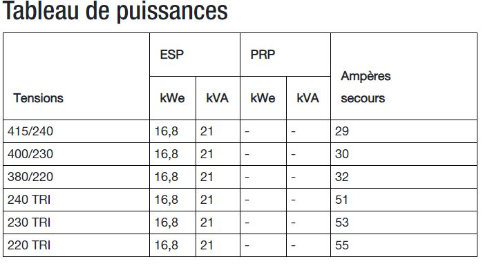 K21H - Groupe électrogène industriel SDMO - Tension 400/230V - Moteur KOHLER KDI - Régulation mécanique_1