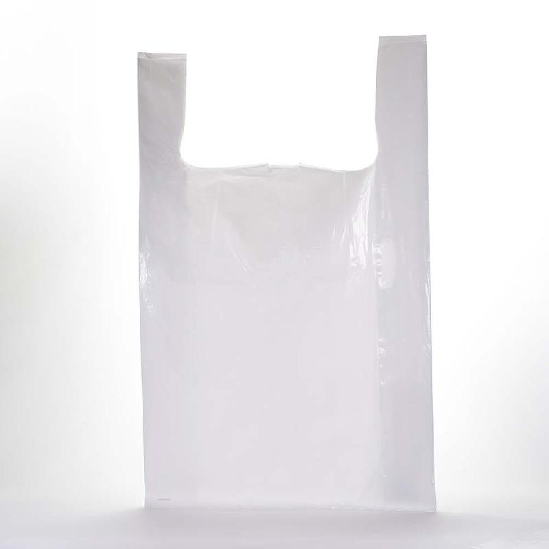 Sacs plastique blanc à bretelles 55x20x90cm - par 100_1