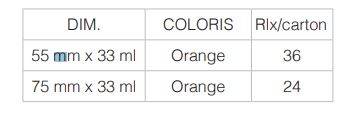 Ruban adhésif vinyle orange - PVC souple, résistant aux UV et intempéries_1