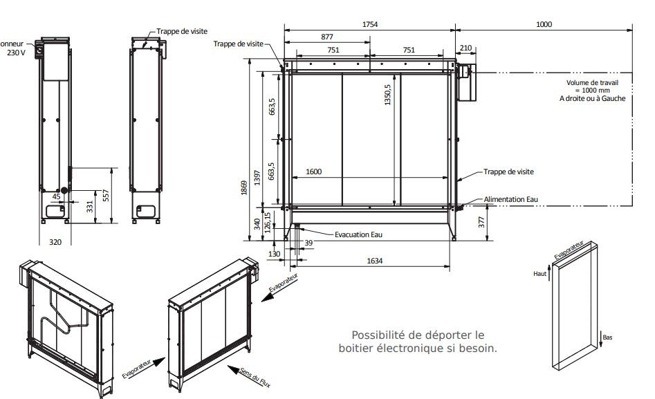 Adiabox NFG 20 000 S - Rafraîchisseur par évaporation - Adexsi - Débit d'air max 3 500 m³/h_1