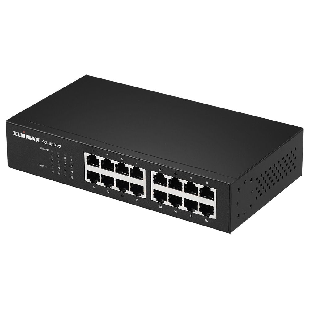 Commutateur - switch Emidax GS-1016 V2 - 16 ports Gigabit - QoS et économie d'énergie_1
