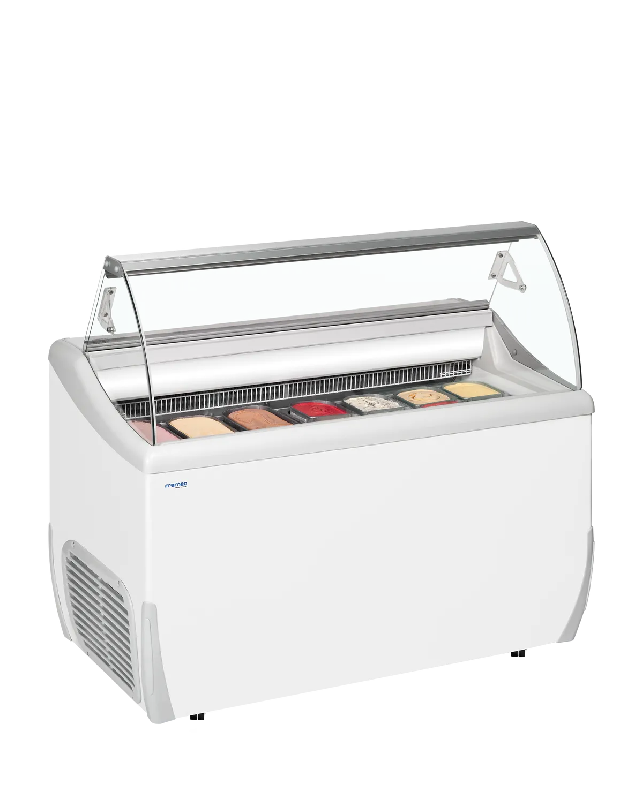 Congélateur vitré de glace UDRS7 (317 / 264) Blanc TEFCOLD_1