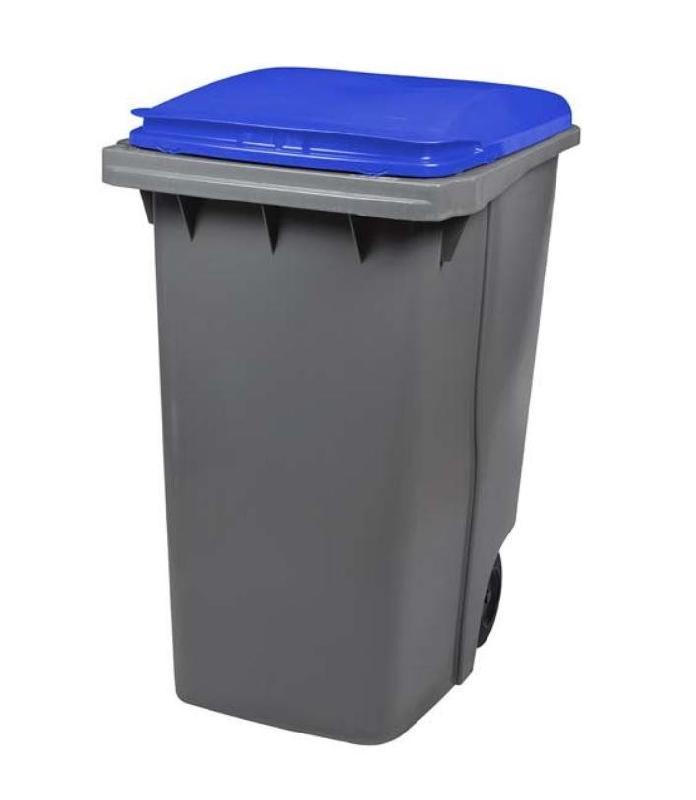 Conteneur Korok 2 Roues 340L - Polyéthylène haute densité, anti-UV, roues en caoutchouc massif_1