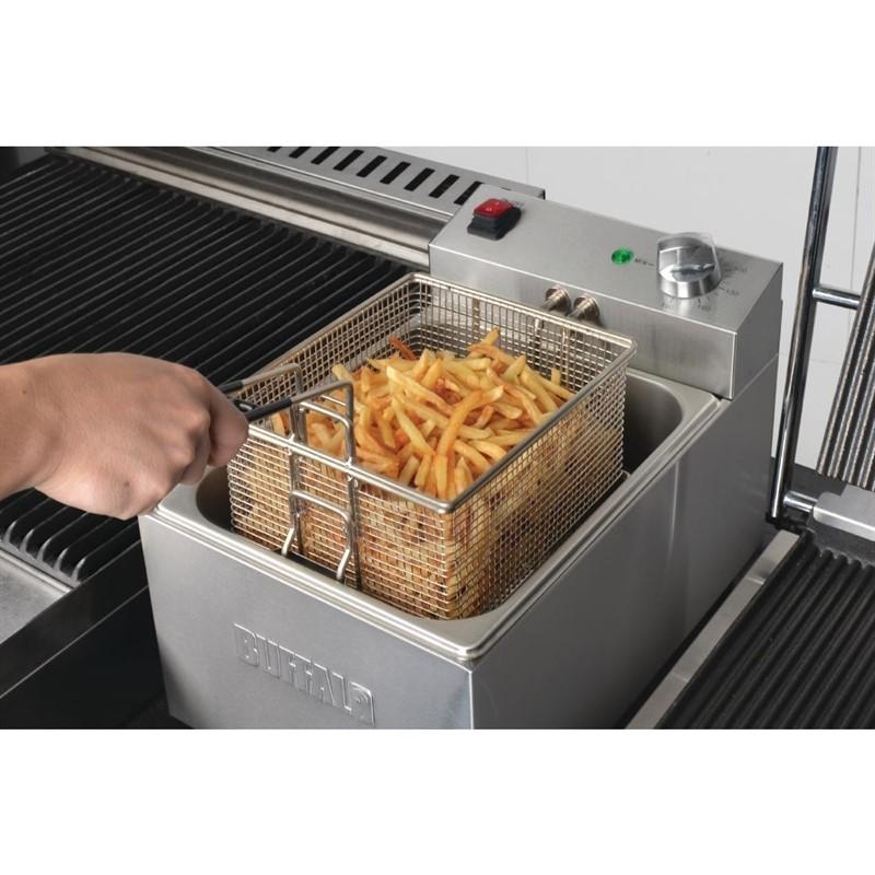 Friteuse 5 litres simple bac en inox_1