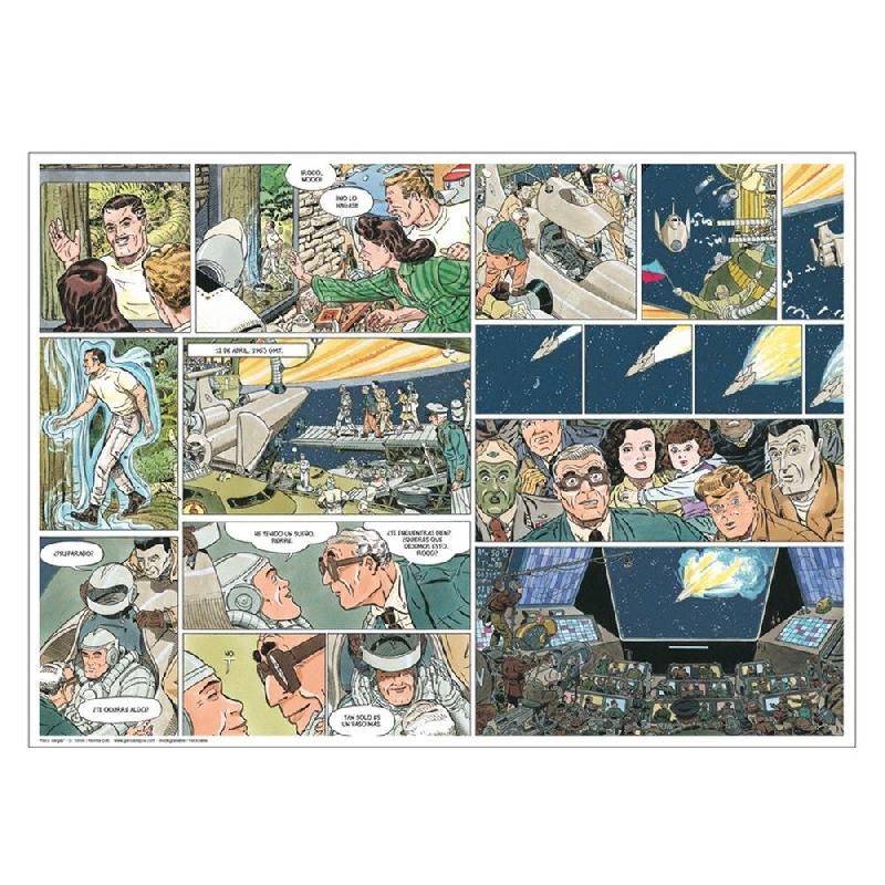 Set de table en pure cellulose 70g/m2 motif Comic BD assotis 31x43cm - par 2000_1