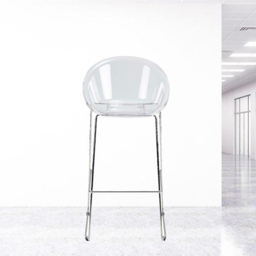 Tabouret de bureau Noa d'occasion - transparent, design et confortable_1