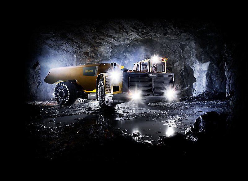 Tombereau souterrain articulé 42t - Epiroc MT42_1