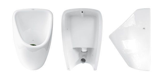 Urinoir mural sans eau en céramique - use 8000_1