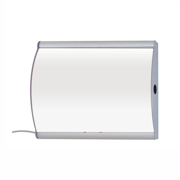 Caisson lumineux LED convexe A0 - Réf.215523 - rétroéclairage LED - aluminium anodisé_1