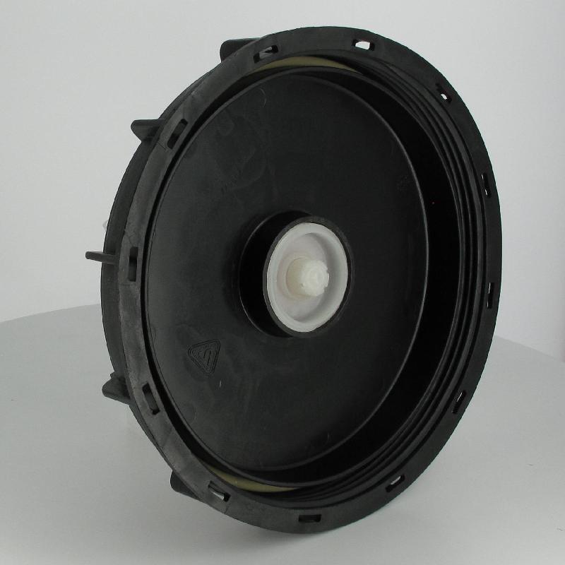 Couvercle Schütz Ø220 noir + bonde 2