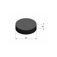 D-6.5x3.9-f - aimants permanents en ferrite - ImagNet - disque magnétique 6.5 x 3.9 mm, température max 250°C_1