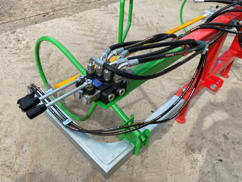 Enrouleur dérouleur d'occasion pour filets, films et tuyaux d'irrigation - Largeur maximale 250 cm - Rotation hydraulique - V1352_1