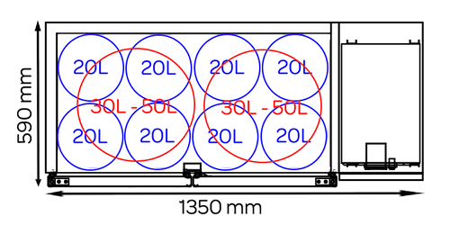 Frigo pour bière en fût 4 tirages_1