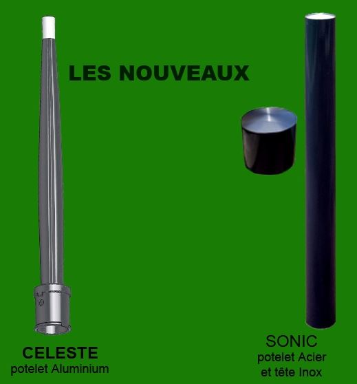Potelet de protection en acier - à sceller ou amovible - Hauteur hors sol 1000 mm - Diamètre 76/90 mm - Thermolaqué_1