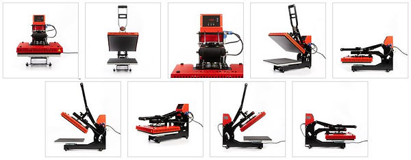 Presse de transfert modulaire Secabo TC5 LITE - 38cm x 38cm - Réglage pression, température jusqu'à 225°C_1