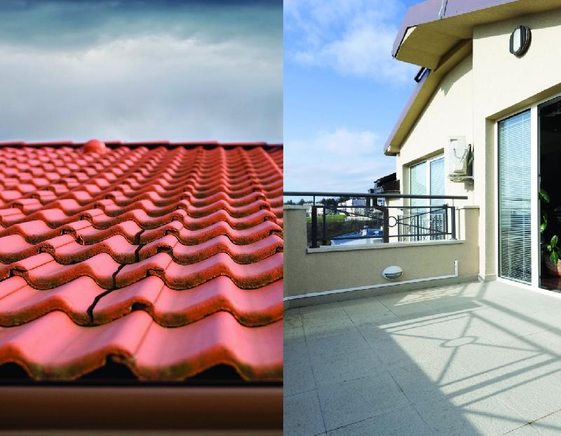 Revêtement d'étanchéité toiture - RIPOLIN bande fibrée blanc - 10m x 9cm - Consolide les fissures de 0,2mm à 2mm_1