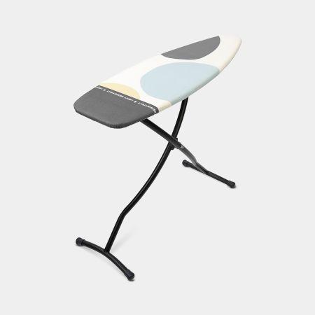 Table à repasser Brabantia D -135 x 45 cm, pour centrale vapeur et fer à repasser - Spring Bubbles UGS134784_1