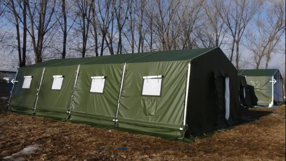 Tente d'hébergement stable et fiable pour opérations militaires - HTS TENTIQ GMBH - Systèmes modulables et configurations adaptées_1