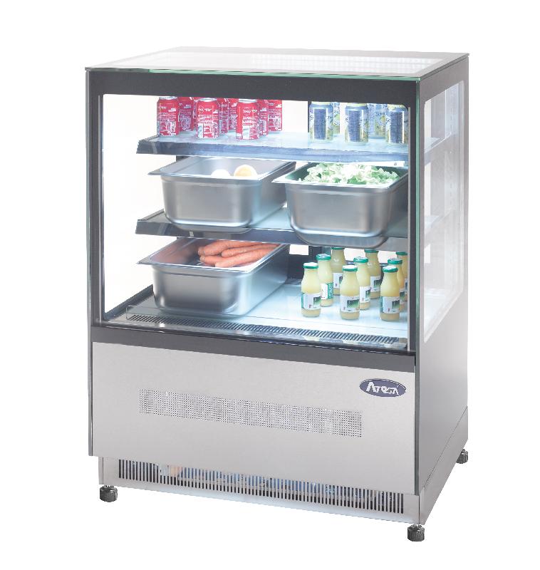Vitrine réfrigérée murale 1200mm vitre droite 395L ATOSA_1