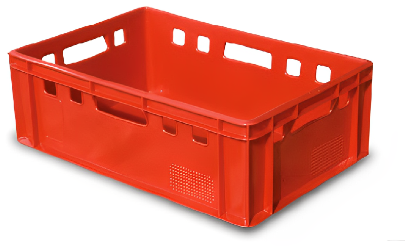 Bac alimentaire pour viande - 600 x 400 mm - PEHD - Norme Europe - Disponible en plusieurs coloris_1