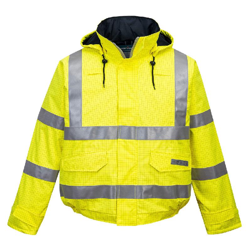 Blouson Pilote Étanche Multi-Normes - Jaune / XXXL_1