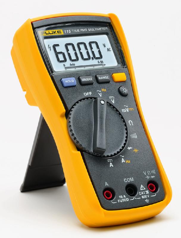 FL115 - Multimètre portable TRMS AC, 6 000 points - Compact et pratique pour techniciens de maintenance_1
