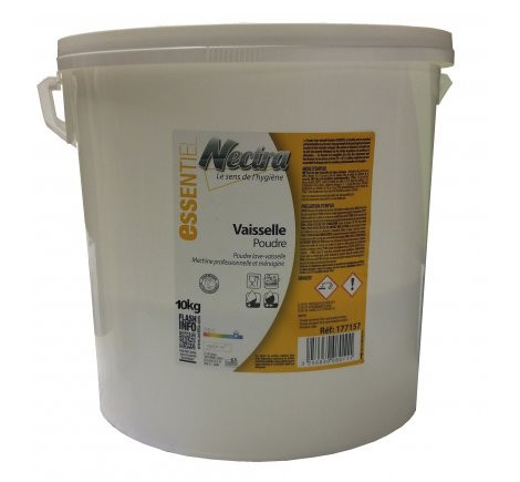 Nectra essentiel poudre vaisselle pour lavage en machine seau de 10gk_1