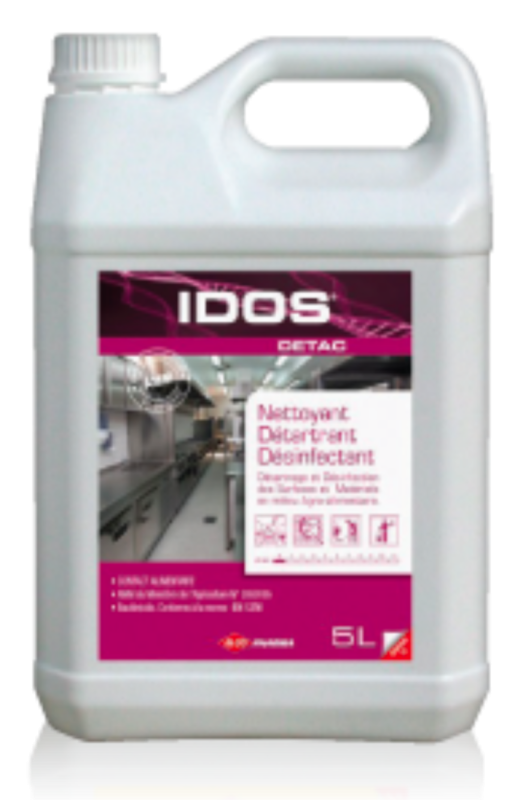 Detac detergent acide bact fong idos contact alim. Ph1 bidon 5l_1